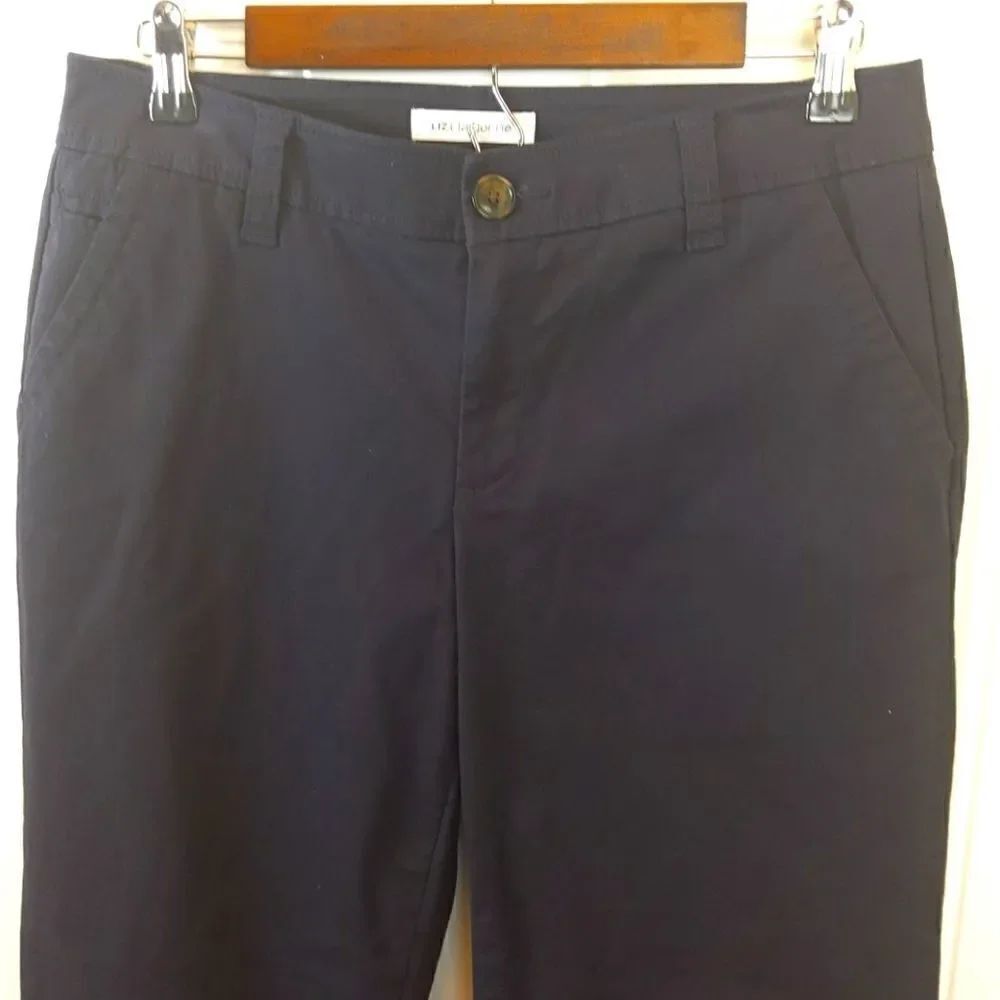Liz Claiborne navy blue five pocket pants